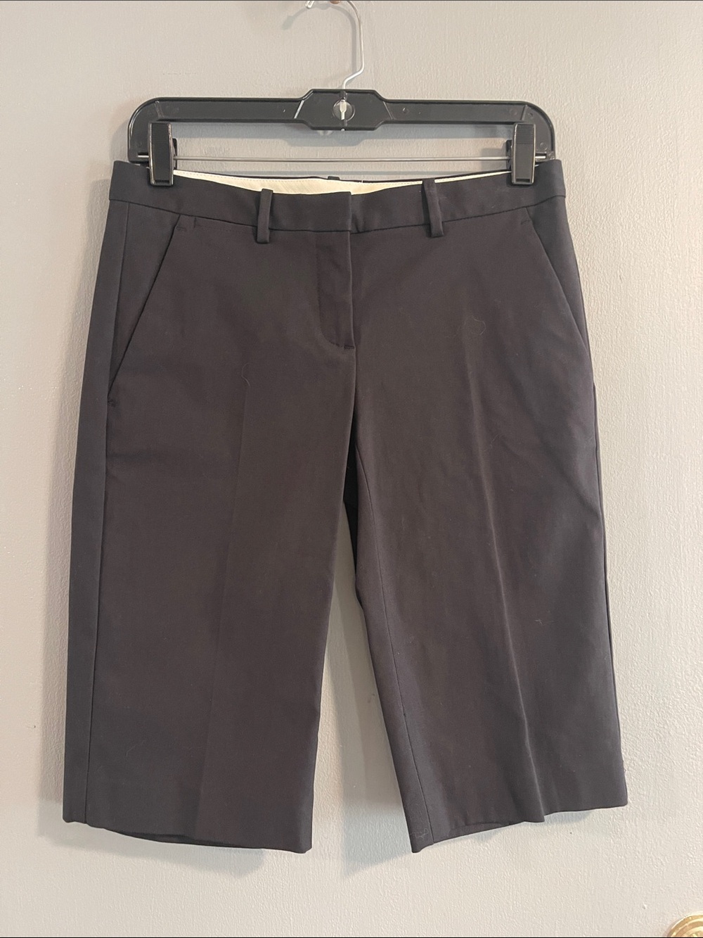 Theory Black Dressy Bermuda Shorts Size 2